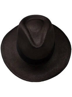 Black Panama Hat - Ausin 9 Black Panama Hat - Ausin -Gamboa Fashion detan0002 v4 L