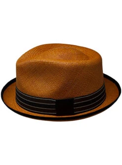 Mustard Panama Hat - Cuban Hat -Gamboa Fashion detan0018 v2 L